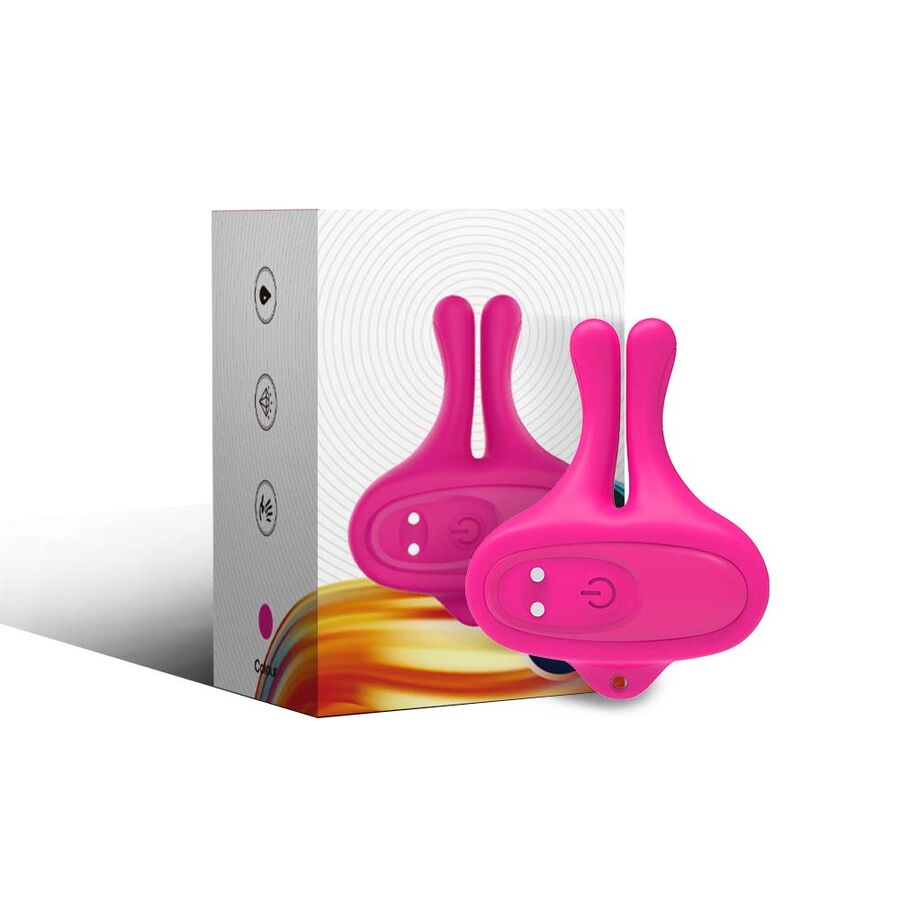 armony kaninchenform vibration magnetische nippelklemmen rosa