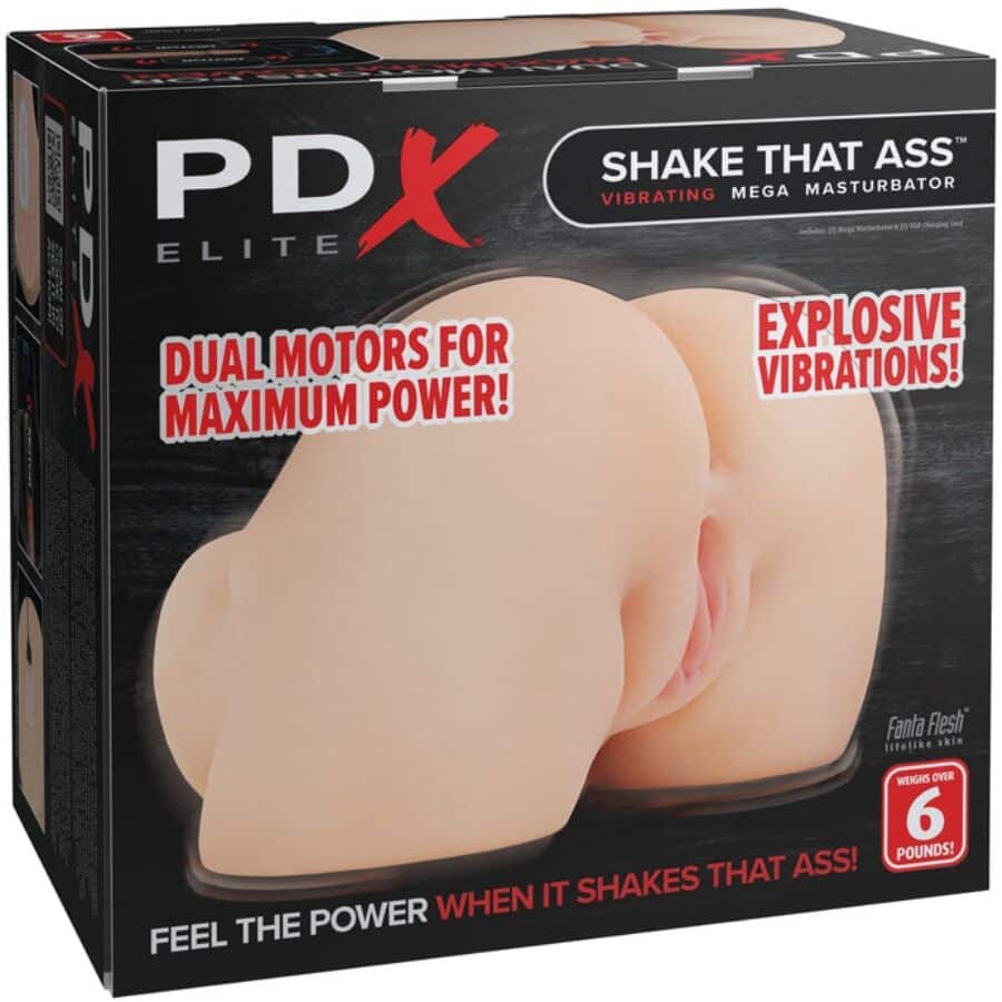 pdx elite shakethat ass realistischer vagina und anus masturbator mit vibration