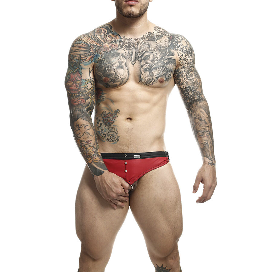 mob dngeon jockstrap roter cockring, eine grÖsse