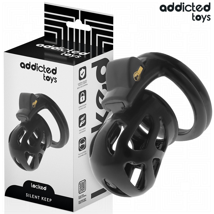 addicted toys locked silent keep peniskÄfig 7,5 cm