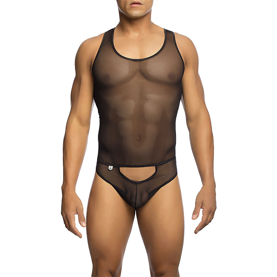 mob transparenter schwarzer bodysheer grÖsse l/xl