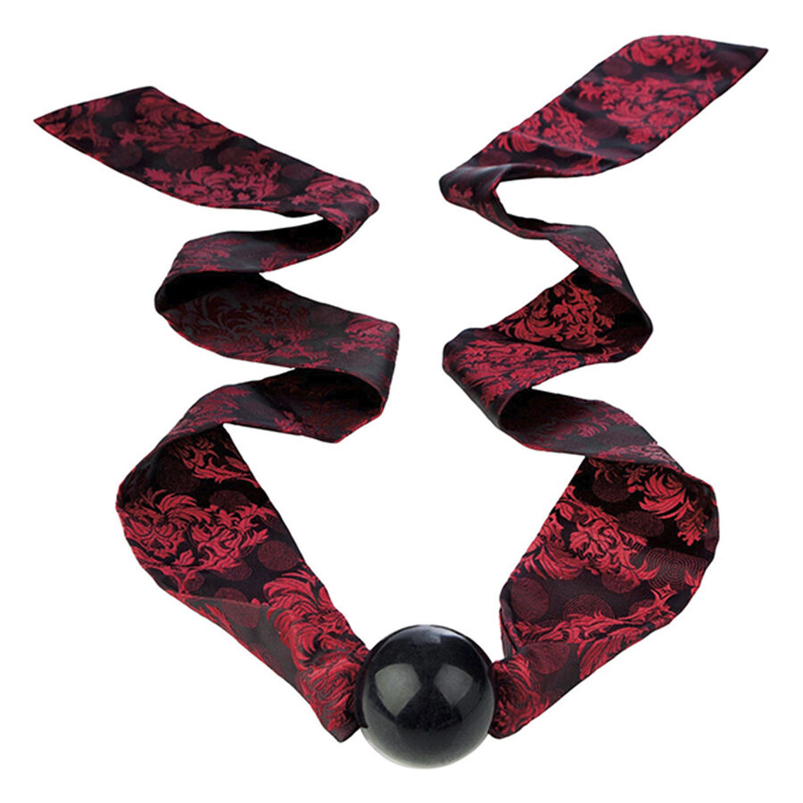 calexotics scandal ball gag mit schwarz/roter schleife