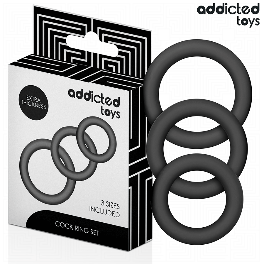 addicted toys set silikonringe modell 1