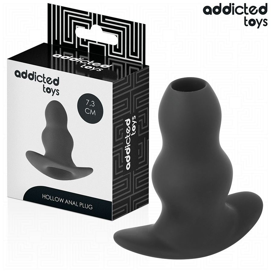 addicted toys hohl analplug grÖsse s 7,3 cm