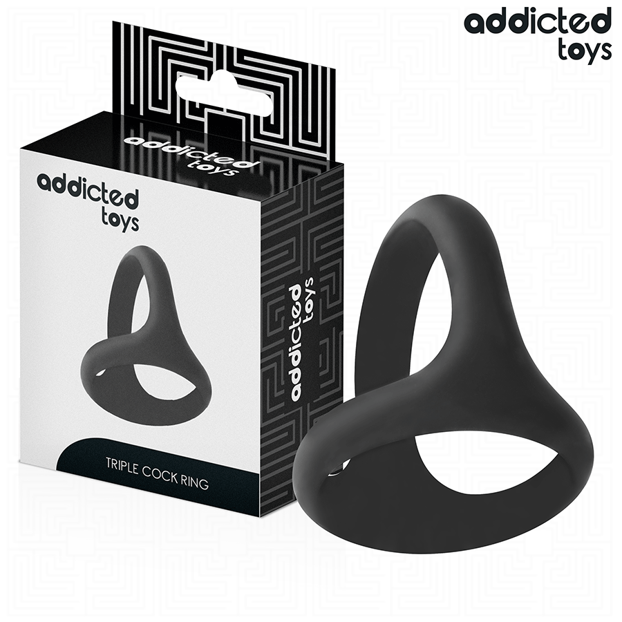 addicted toys dicker dreifach penisring
