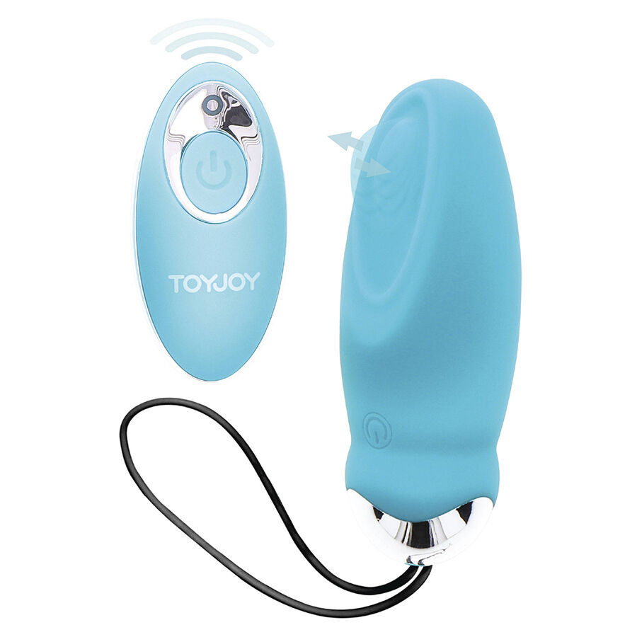 toyjoy happiness im so eggcited vibrator fernbedienung blau