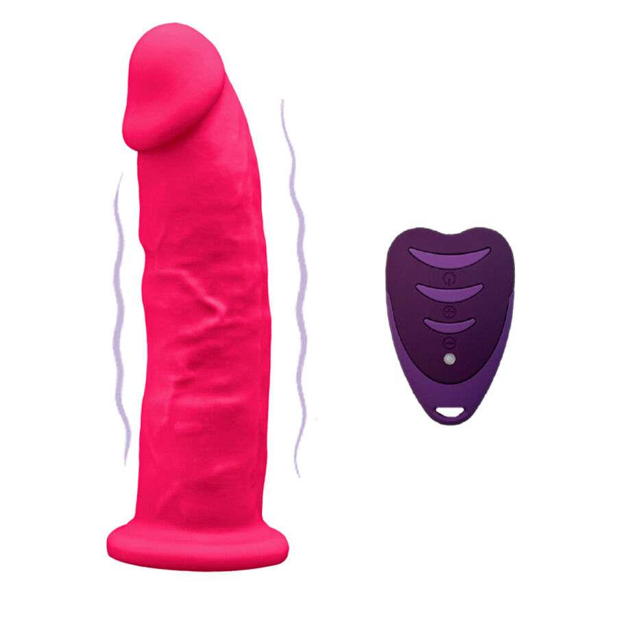silexd realistischer penis modell 2 rosa + fernbedienung lrs 17 cm