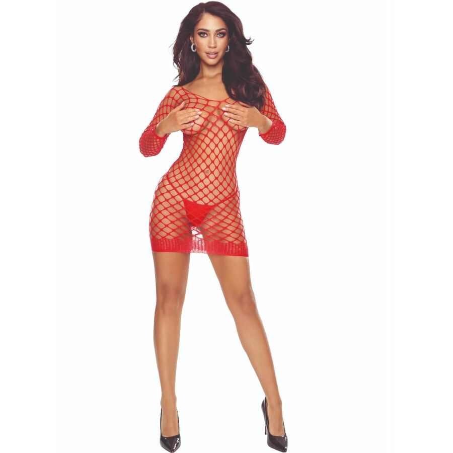 passion bs108 bodystocking gitter rot