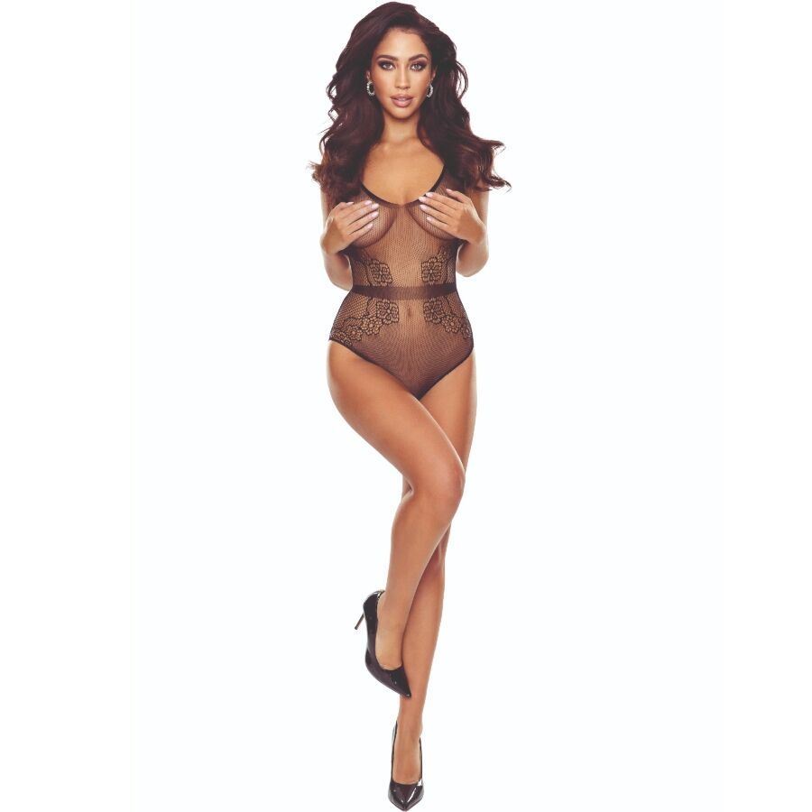 passion bs115 schwarzer gitter bodystocking