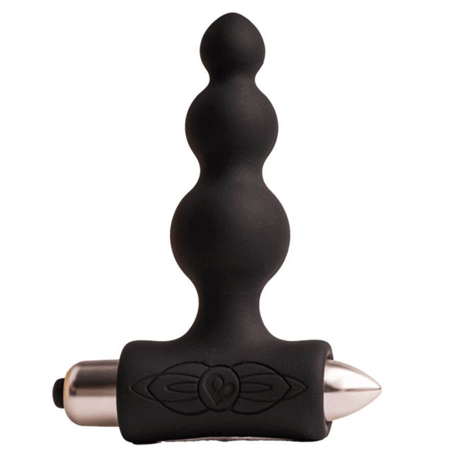 rocks off petite sensations bubbles anal plug vibrator schwarz