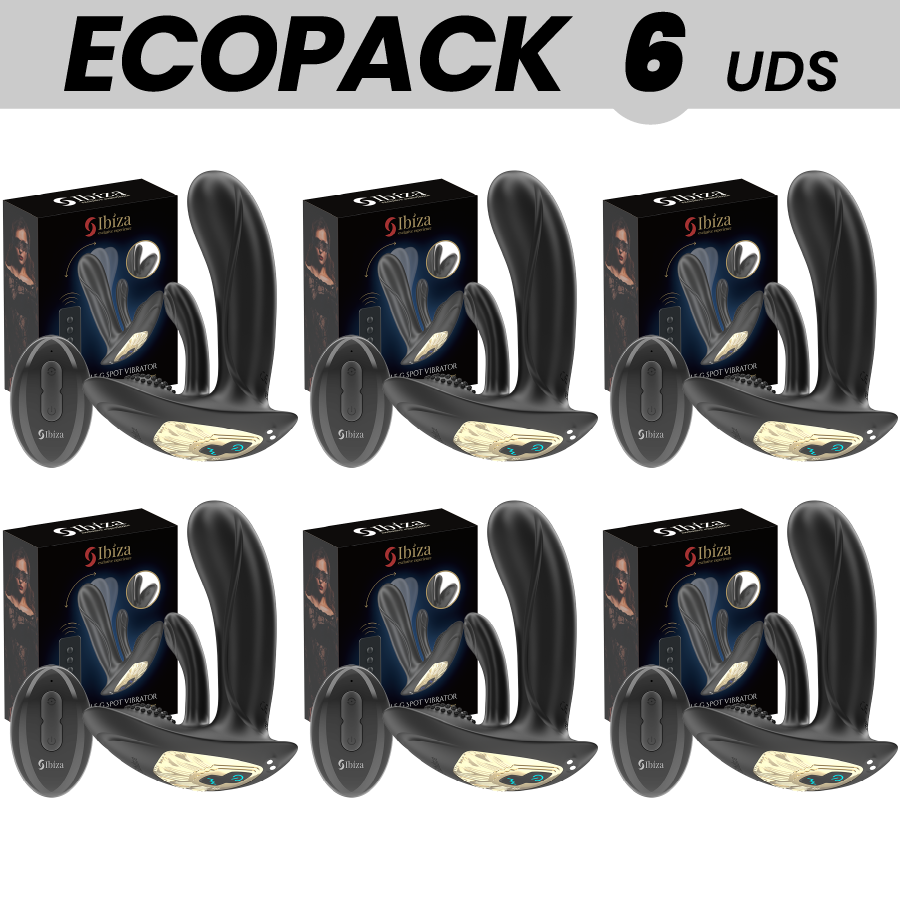 ecopacks 6 einheiten tragbarer vibrator ibiza mit g punkt und klitorisstimulation mit fernbedienung