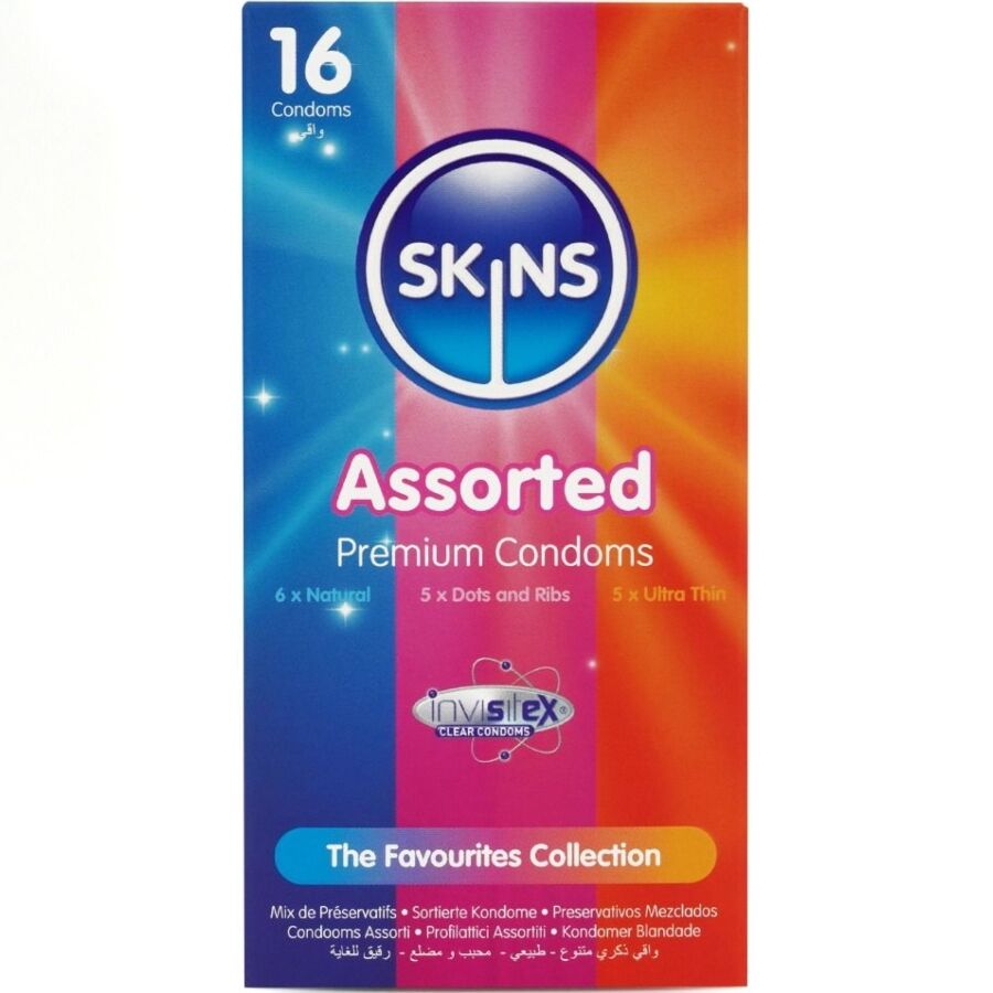 skins sortierte premium kondome packung 16