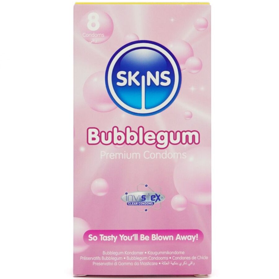 skins bubblegum premium kondome packung 8