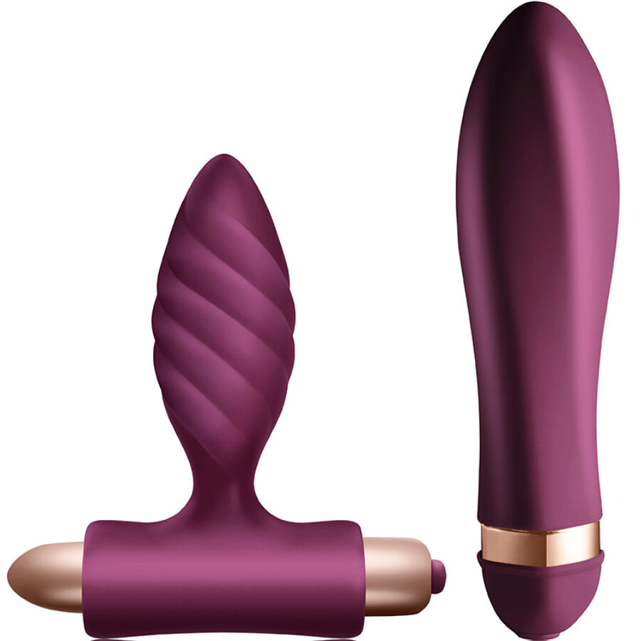 climaximum desire kit twisted vibrator + analplug