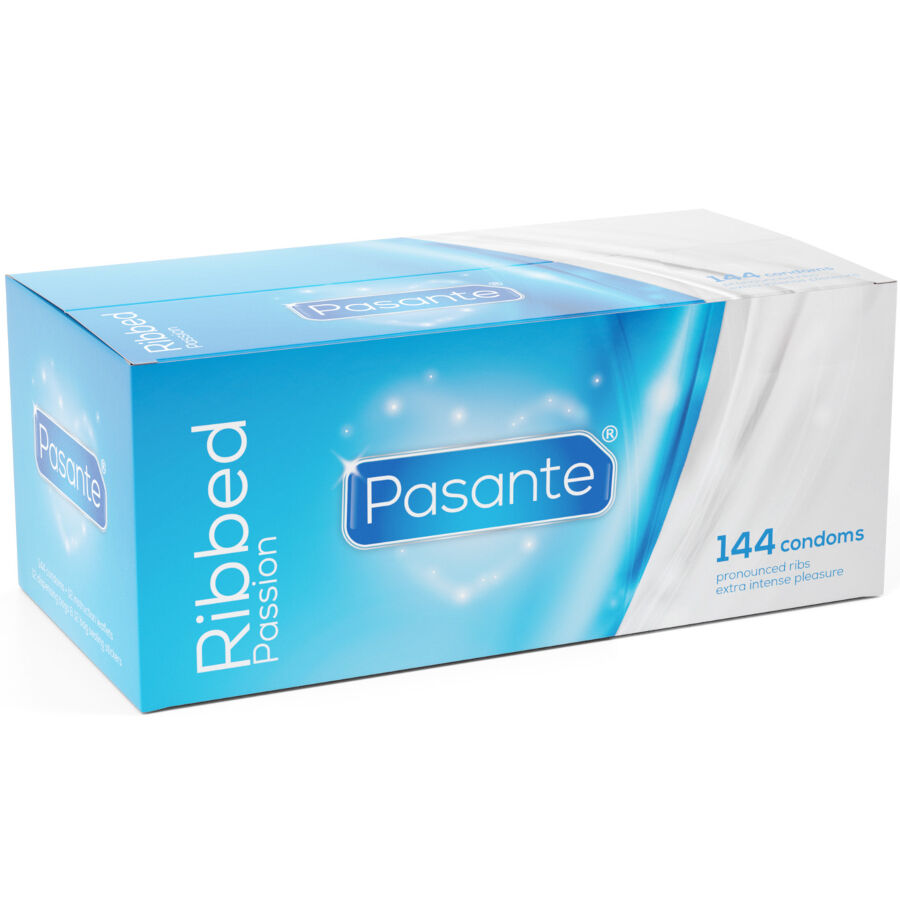 pasante gerippte passion kondome box 144 einheiten
