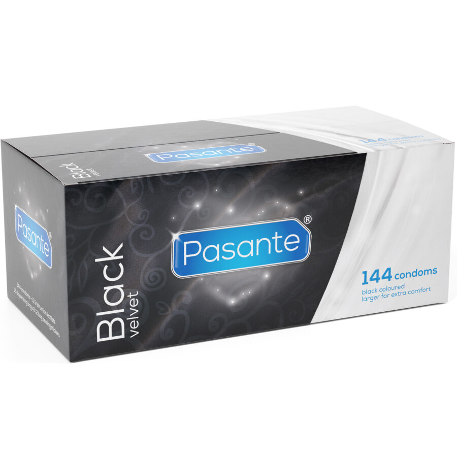pasante black velvet kondome box 144 einheiten