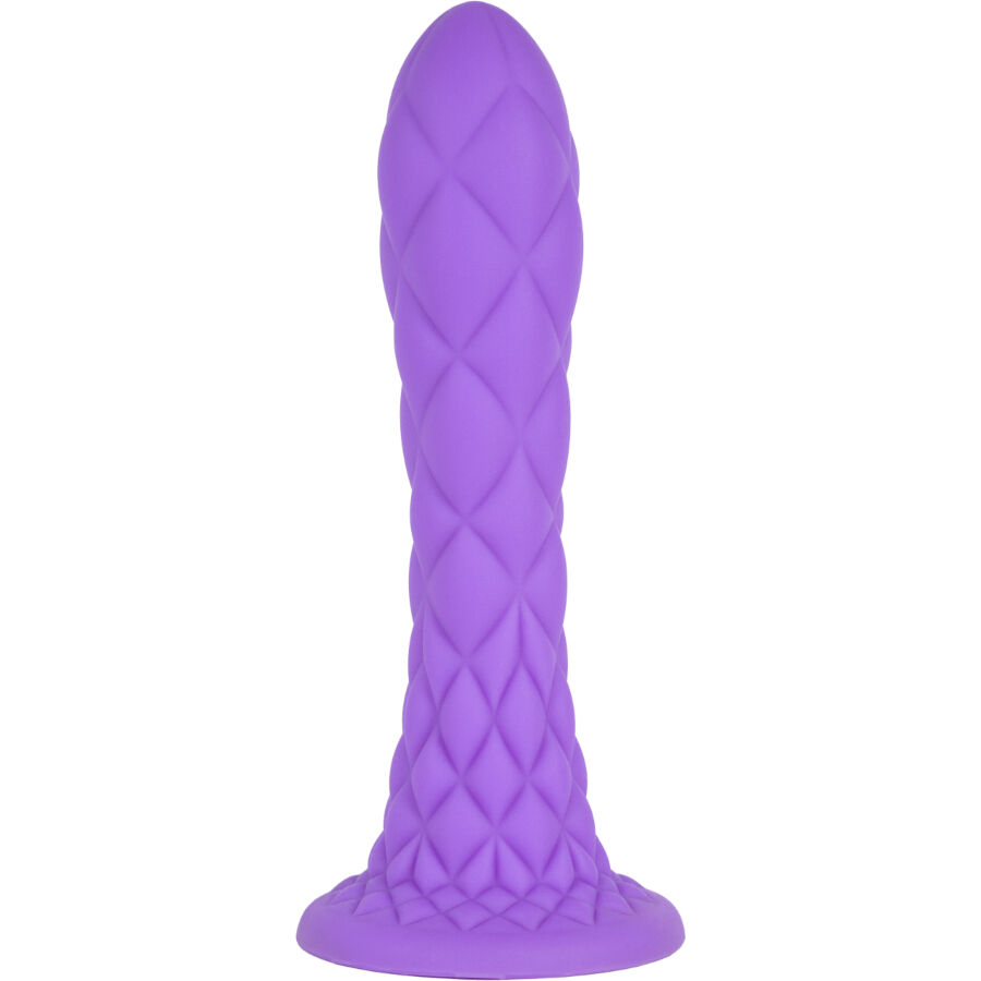 silexd dreamy dildo fantasy flÜssigsilikon thermoreaktiv violett 18,5 cm