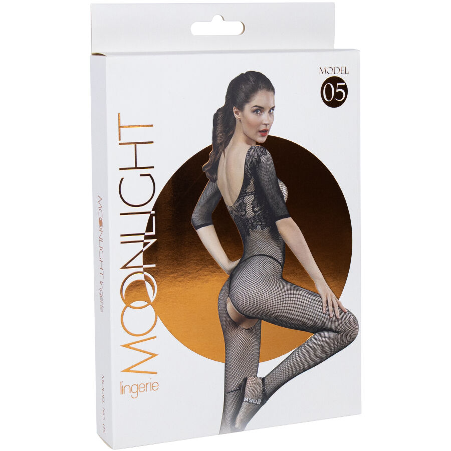 moonlight model 5 bodystocking schwarz eine grÖsse
