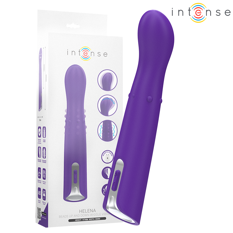 intense helena beads up down wiggle vibrator 13,5 cm