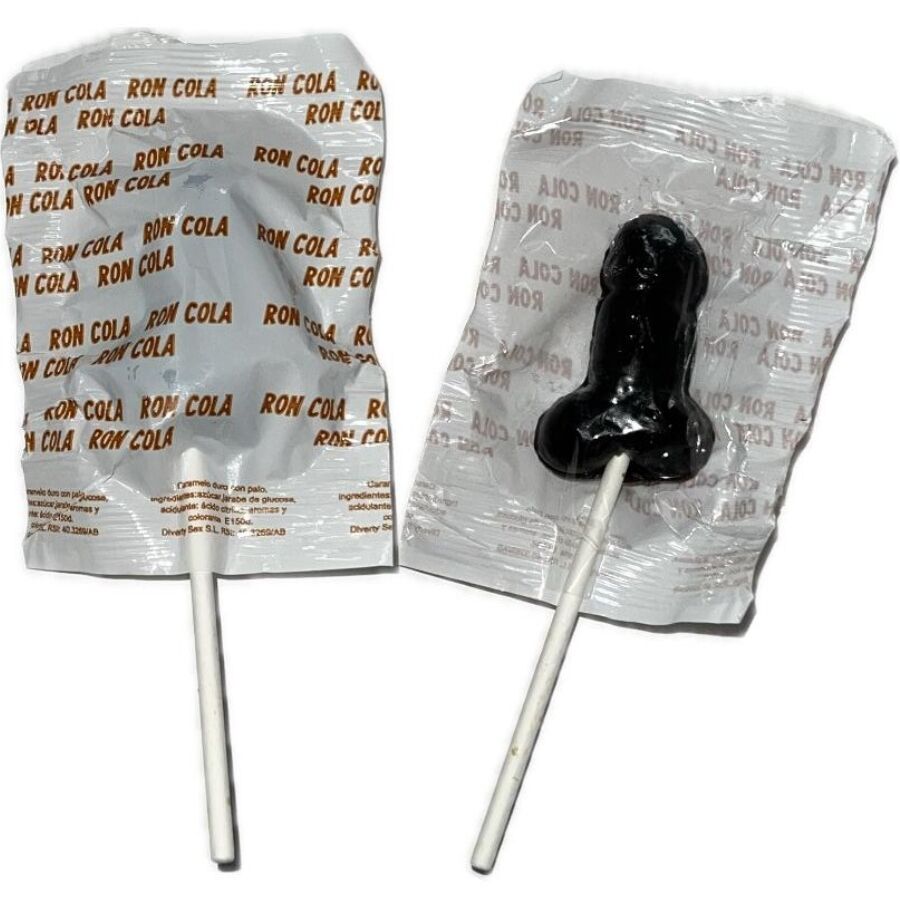 diablo goloso 1 penis lollipop ron cola geschmack 10 % alkohol