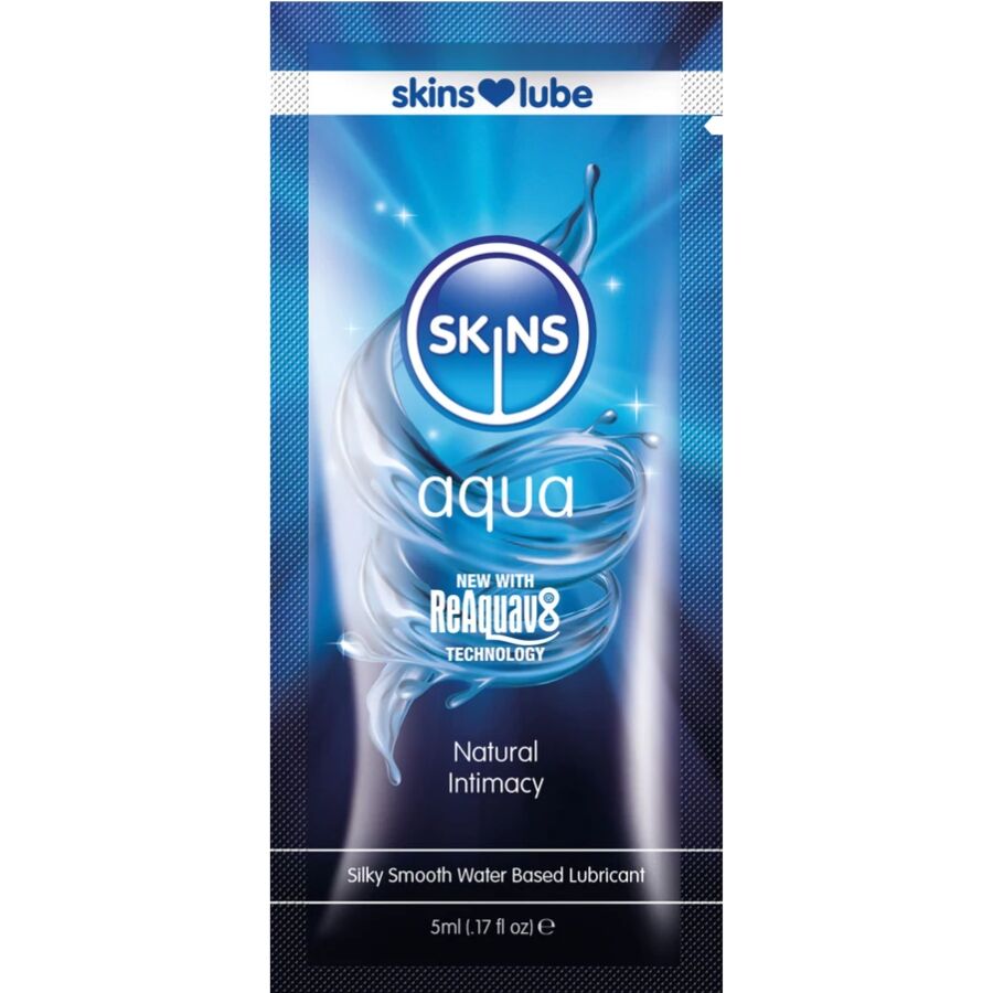 skins aqua gleitmittel auf wasserbasis, einzeldosis 5 ml
