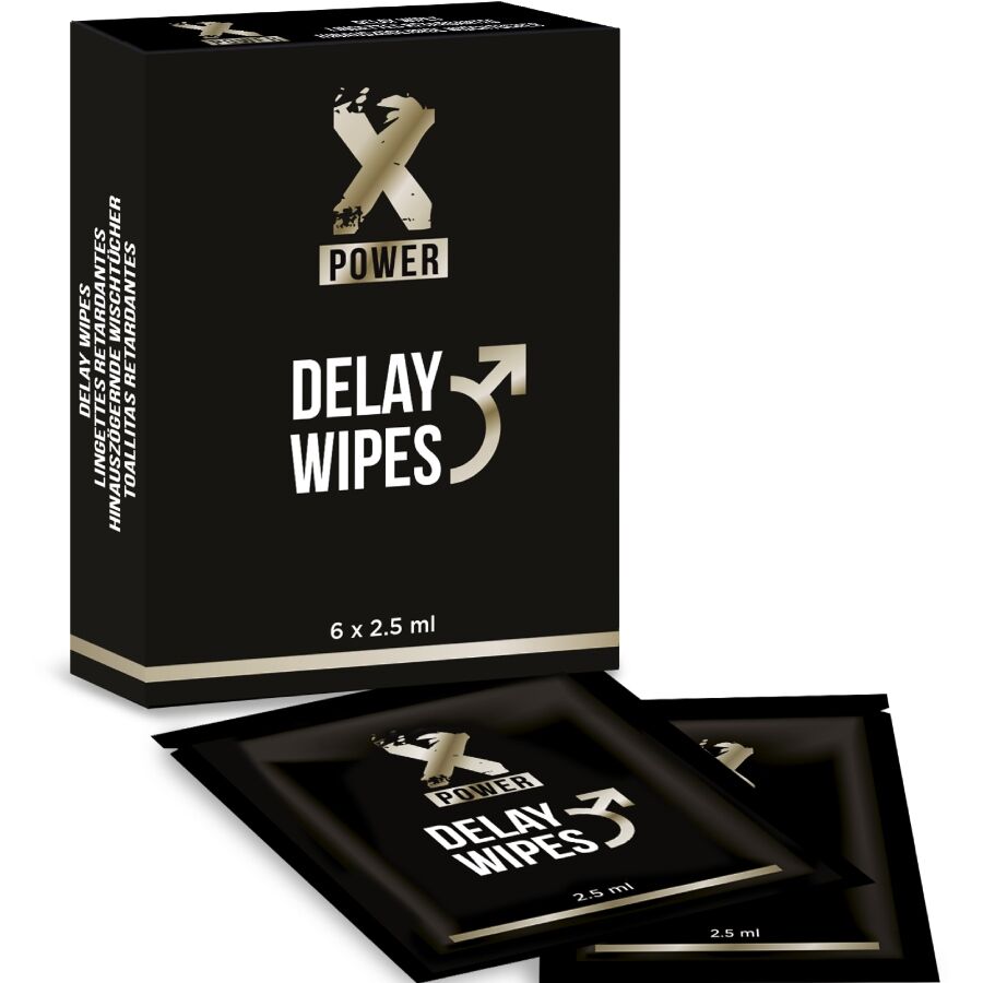 x power delay wipes 6 einheiten