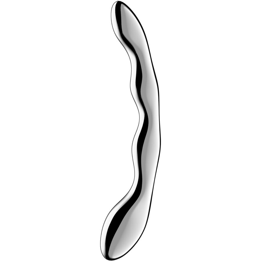 satisfyer cosmic crest 2 doppeldildo aus edelstahl
