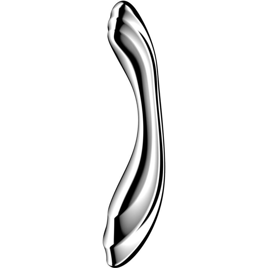 satisfyer pure gravity 2 doppelendeller dildo aus edelstahl