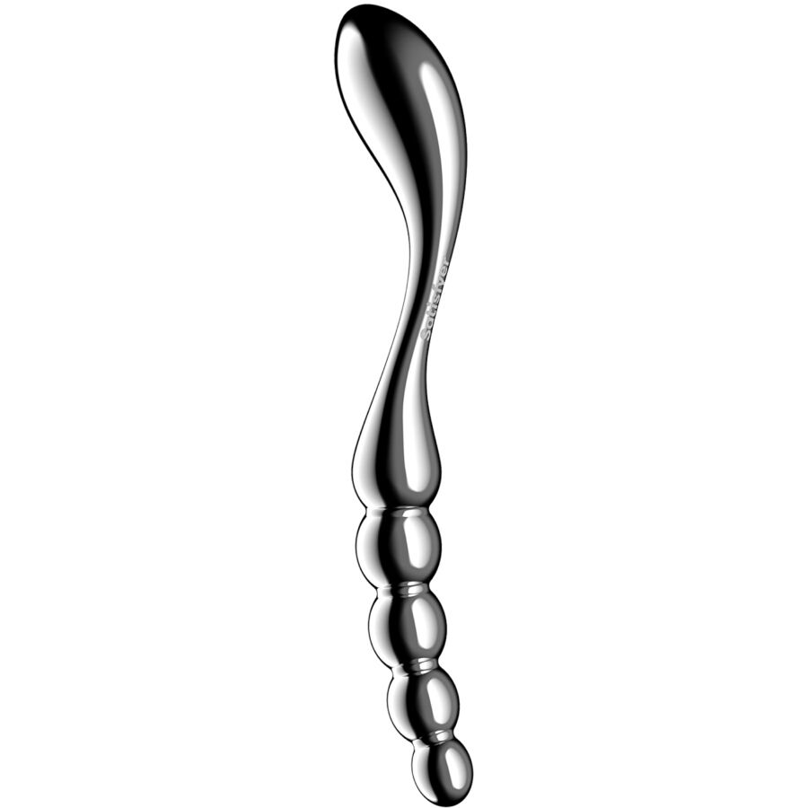satisfyer star force 1 doppeldildo aus edelstahl