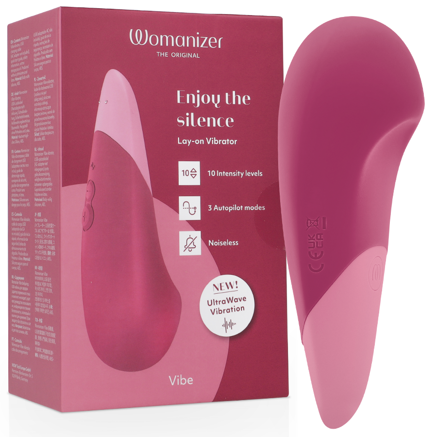 womanizer vibe lay on silent vibrator dusky pink