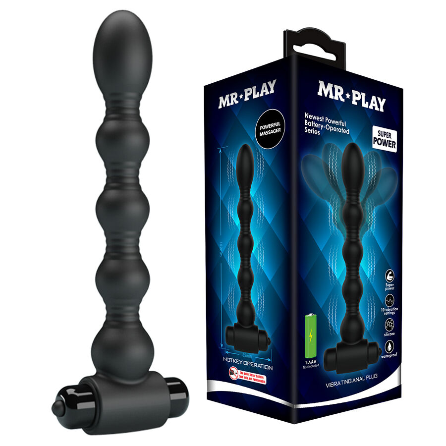 mr play vibrierender analplug massager