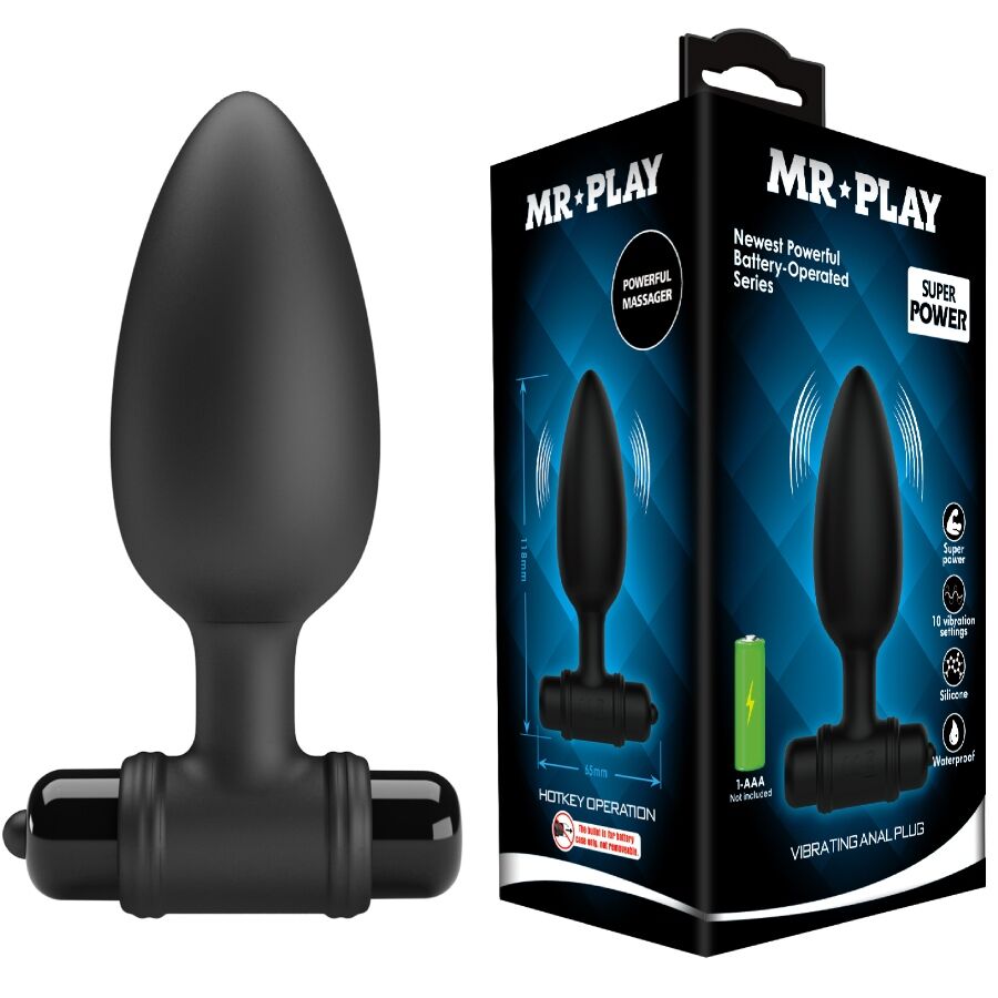 mr play super power anal plug mit vibration