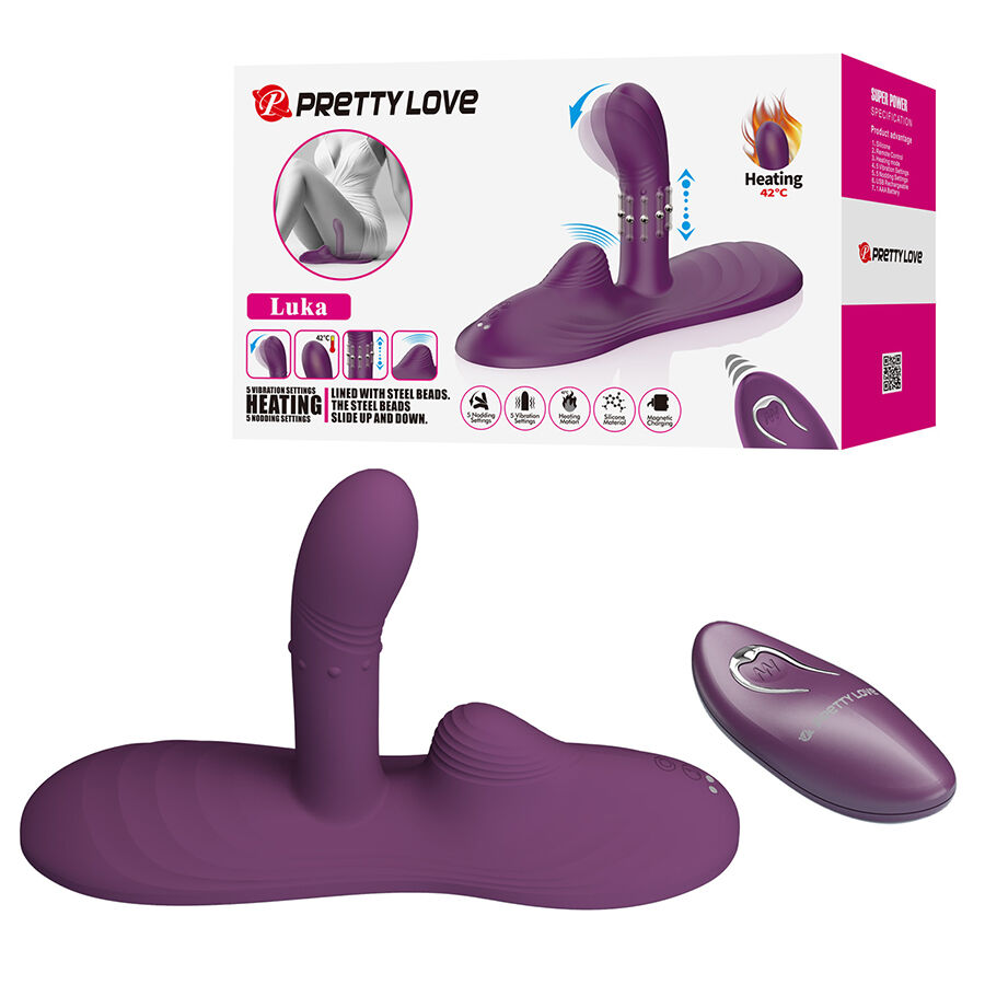 pretty love luka sitzvibrator mit wÄrmeeffekt und fernbedienung
