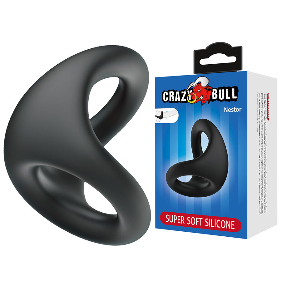 crazy bull nestor ergonomischer penis und hodenring