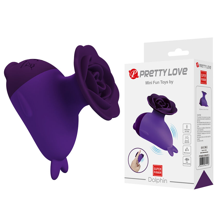 pretty love dolphin mini vibrator mit clip