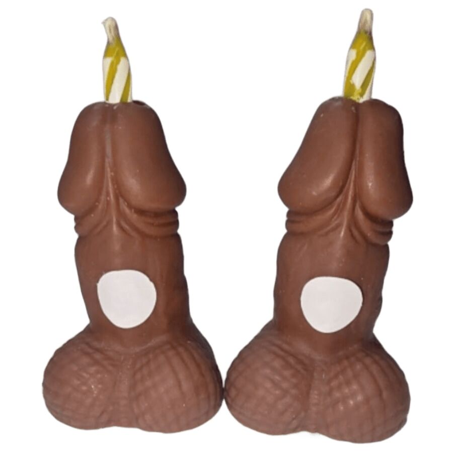 diablo picante penis geburtstagskerzen mit zahlen, dunkelt, 2 stÜck