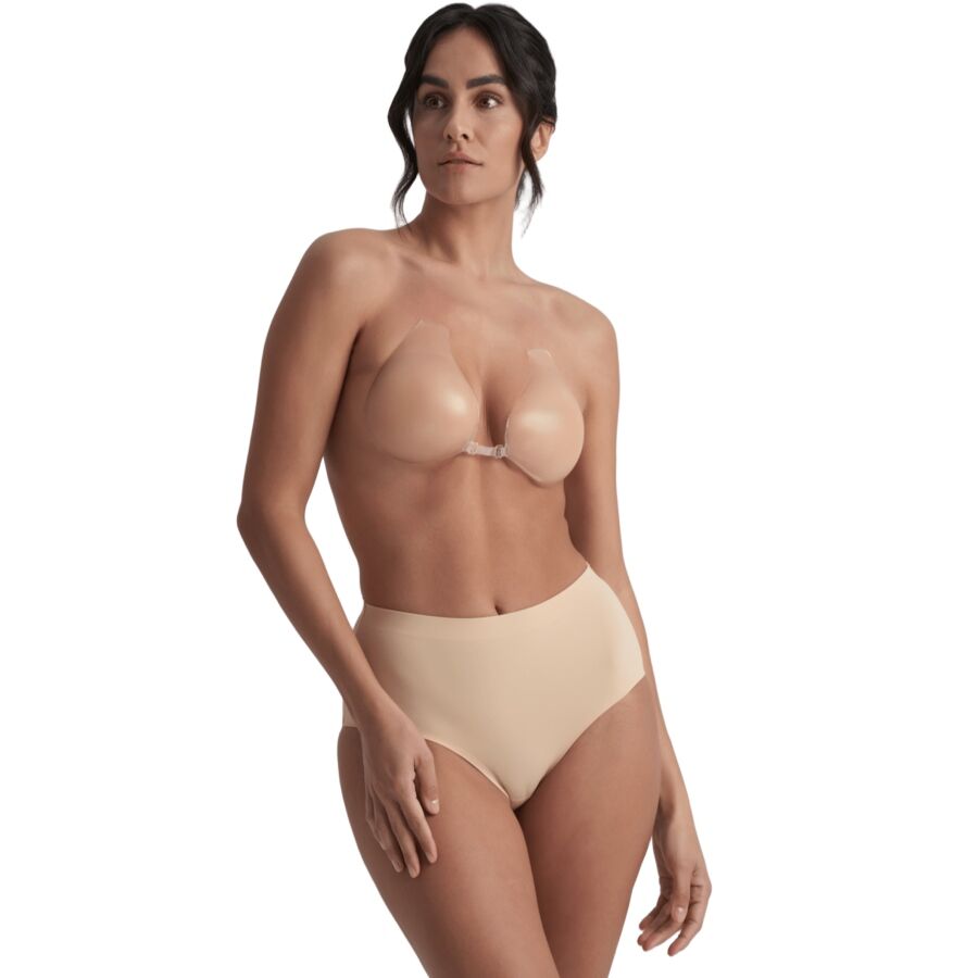 bye bra copas de silicona beige copa a