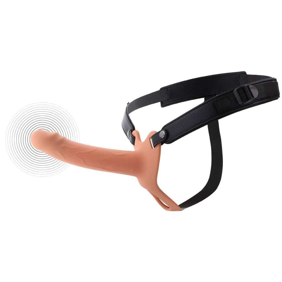 hidden desire inferno vibrierender penis sleeve zum aufschnallen 18 cm