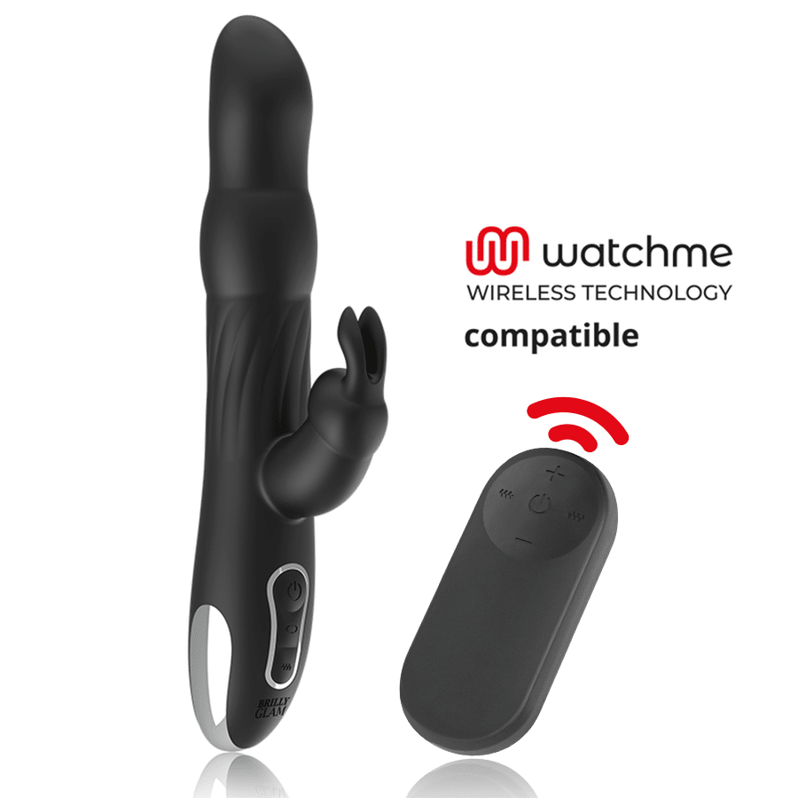 rabbit vibrator mit rotator für g punkt und klitorisstimulation brilly glam
