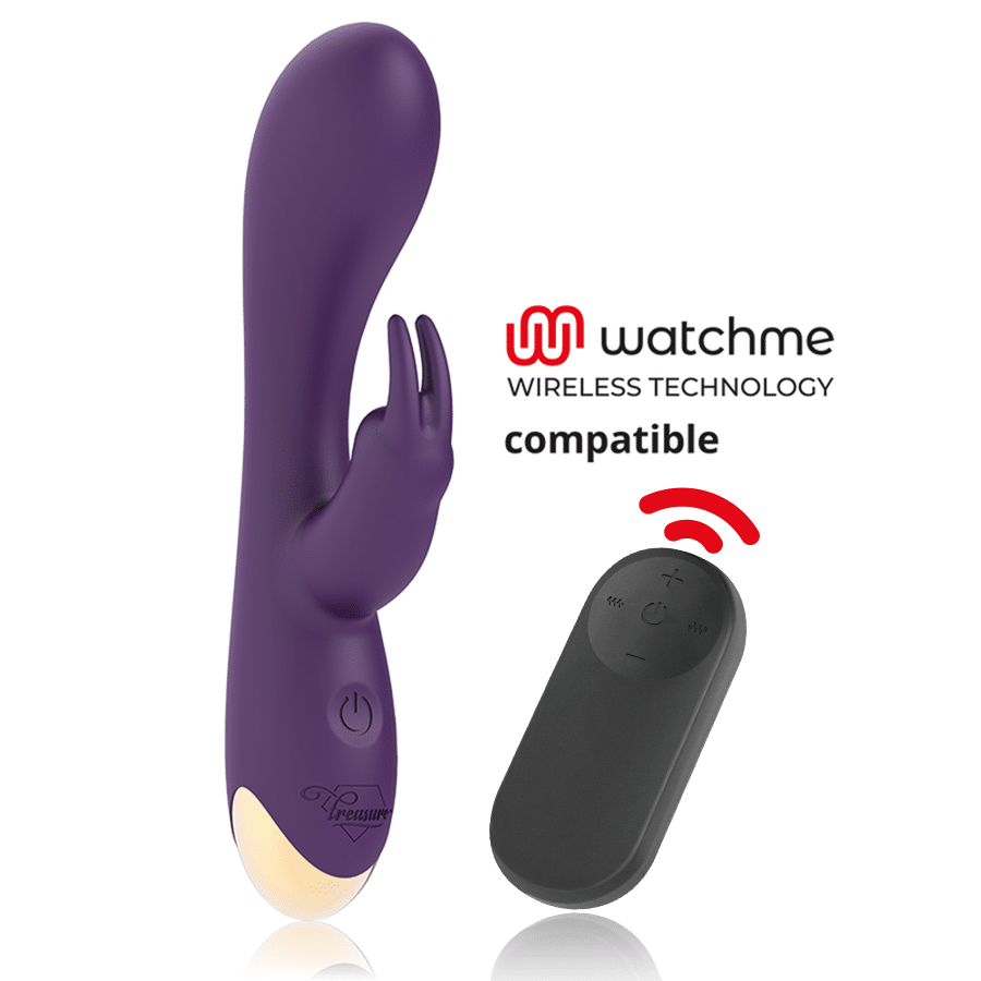 rabbit vibrator g punkt mit dualer stimulation und kabelloser fernbedienung treasure