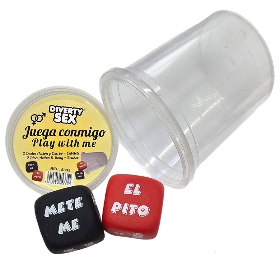 diablo picante wÜrfelspiel verb + kÖrperteil mit becher
