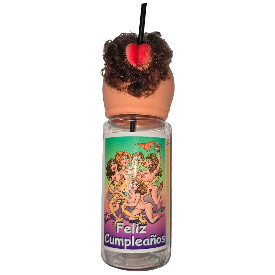 lippenflasche 750 ml partyflasche mit lustigem design für geburtstage diablo picante