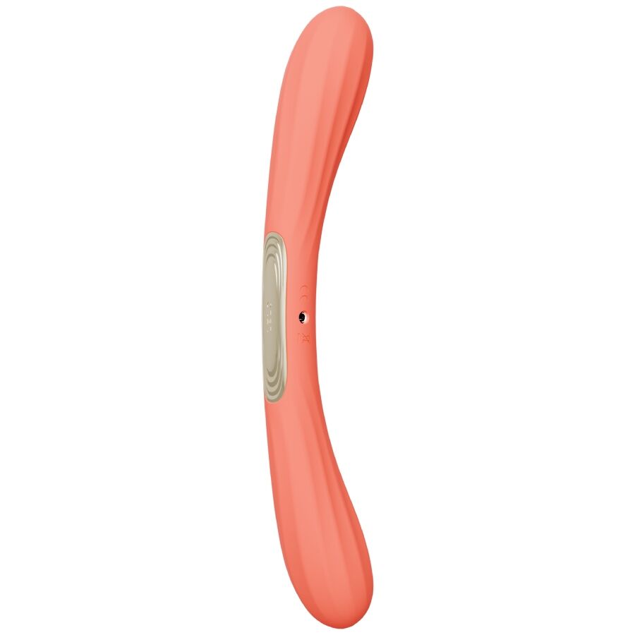 lelo boomerang doppelender vibrator korallenrot