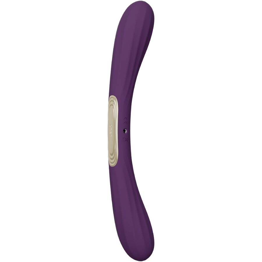 lelo boomerang doppelender vibrator lila