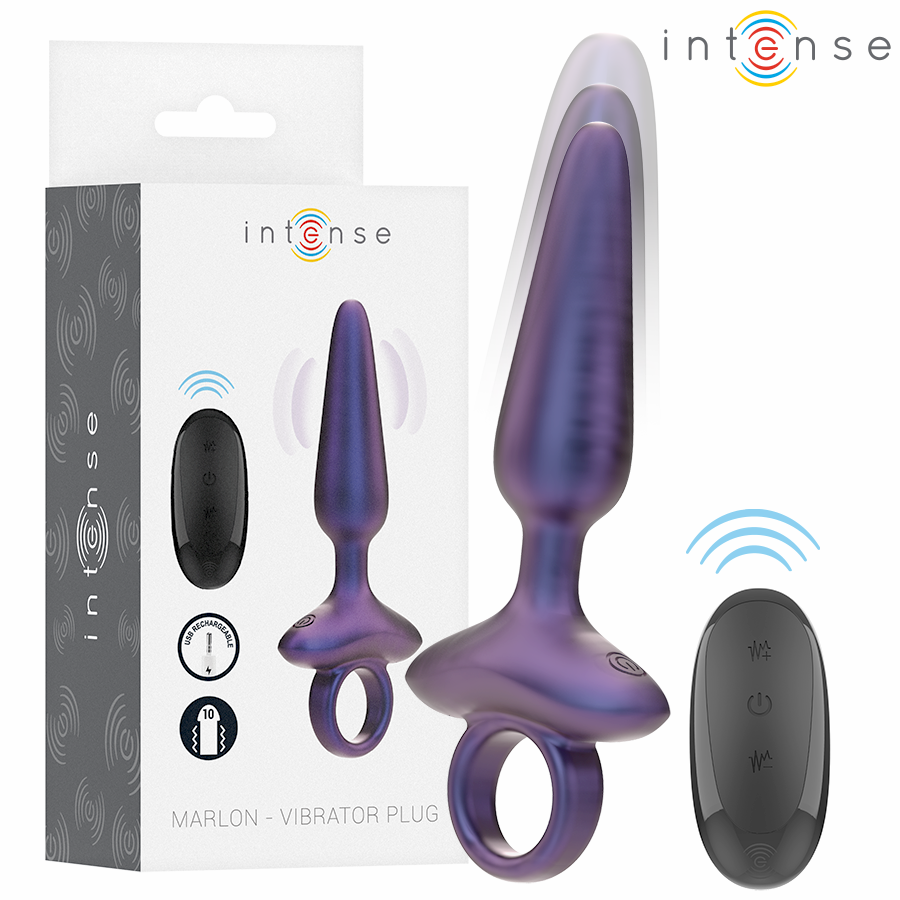 vibrierender analplug mit fernbedienung für intensivere stimulation intense