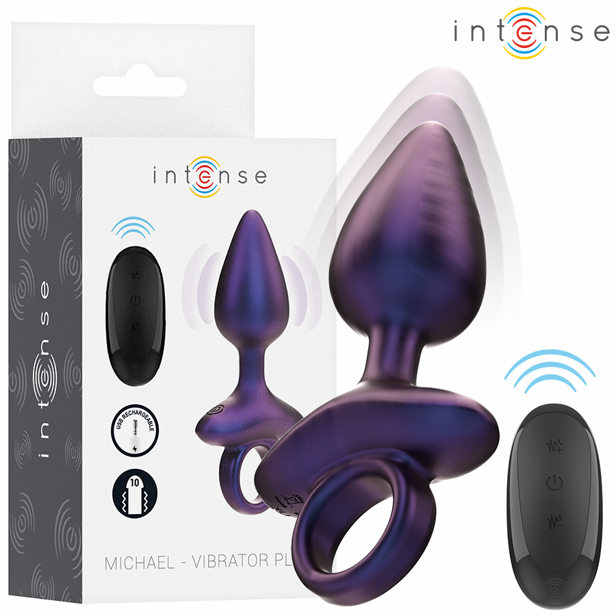 vibrierender analplug 10 modi fernbedienung silikon wasserdicht intense