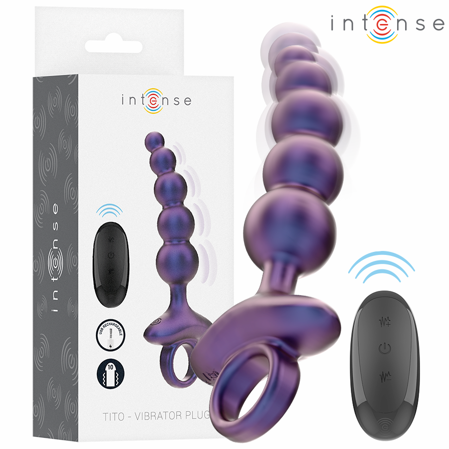 vibrierender analplug mit 10 modi und fernbedienung starke vibration intense