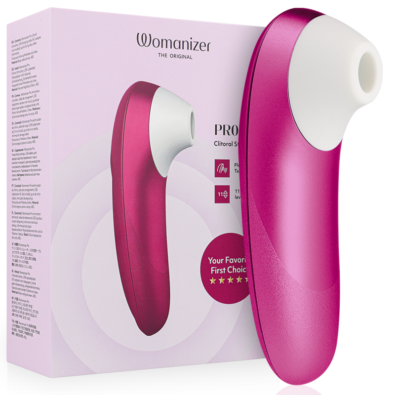 womanizer pro vibrant klitoralstimulator pink