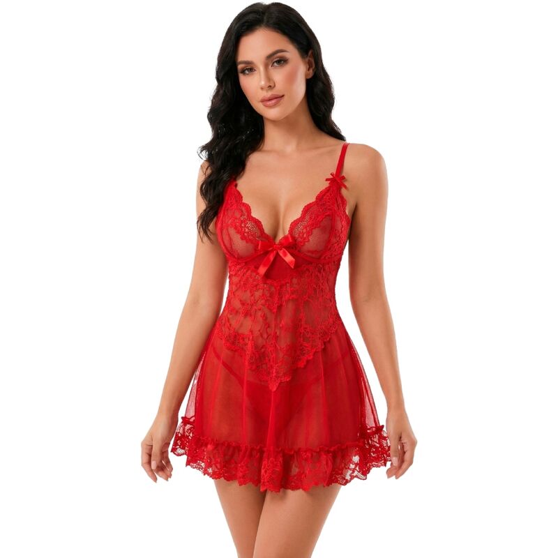 livco corsetti fashion nuit set t shirt + roter stoß 2028 s/m