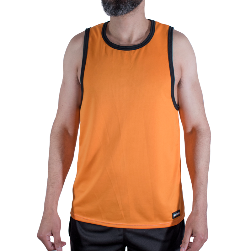 macho cmv005 orange gym t shirt s/m